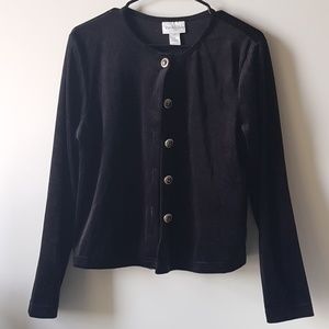Diane Von Furstenberg Vintage Velvet Cardigan
